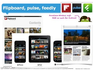 Zeigt her Eure Apps - Barcamp Regensburg