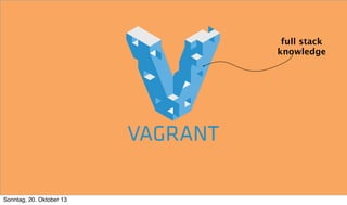 full stack
knowledge

Sonntag, 20. Oktober 13

 
