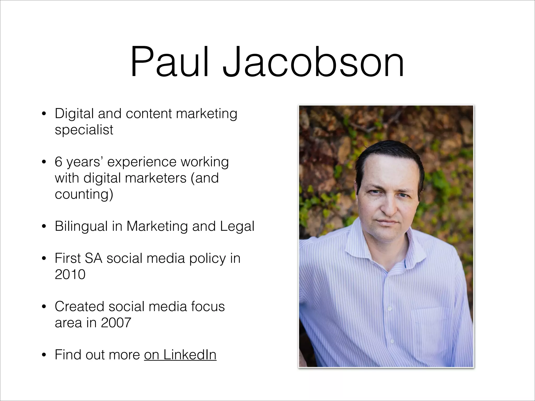 Taking risk out of digital
Digital risk Privacy and data use