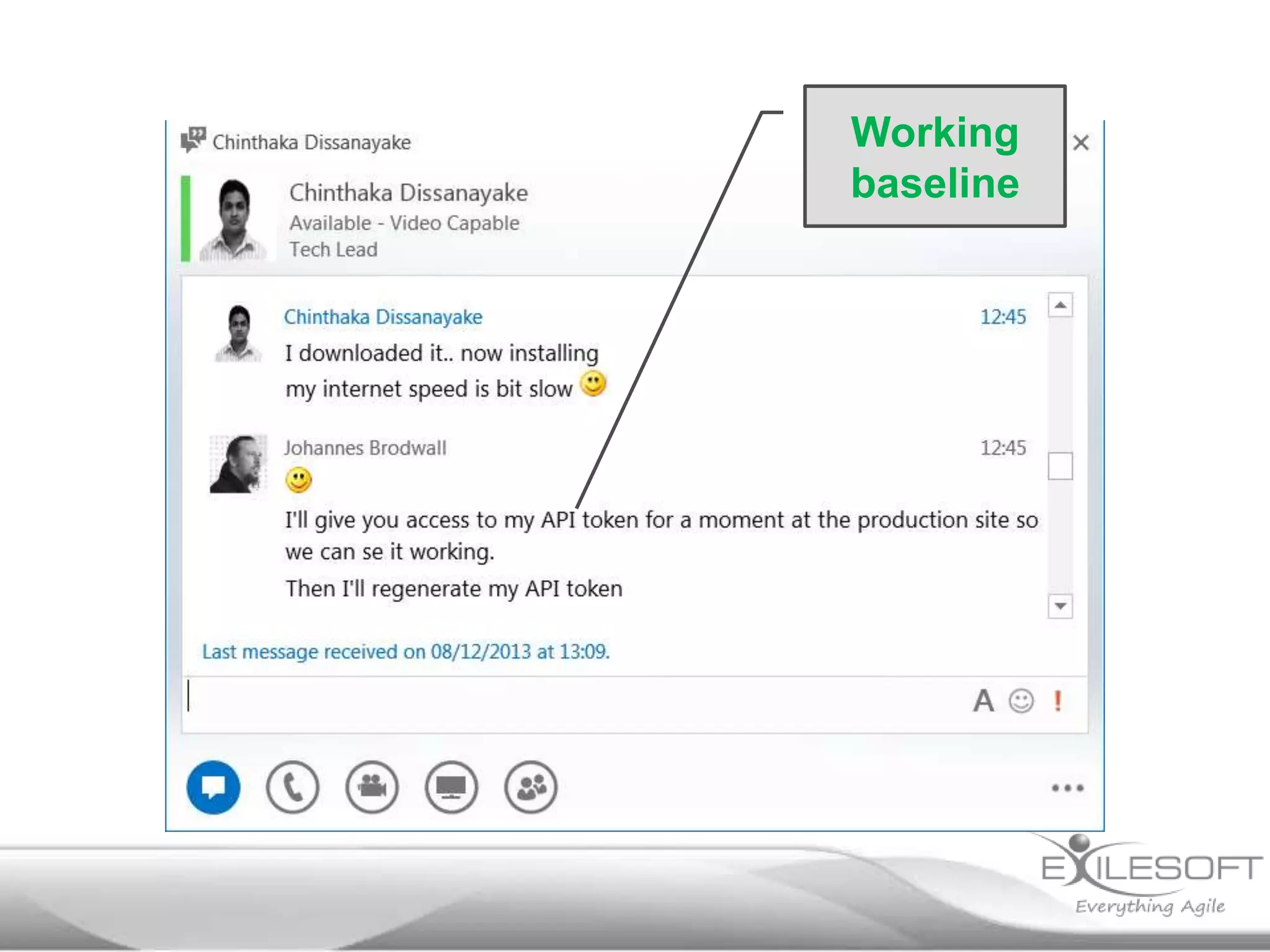 Working
baseline

 