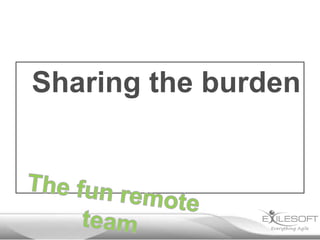 Sharing the burden

 