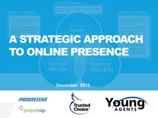 A STRATEGIC APPROACH
TO ONLINE PRESENCE
December 2013

1

 
