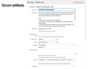 Scrum artifacts
 