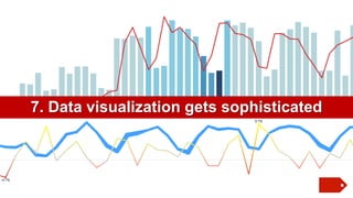 7. Data visualization gets sophisticated

 