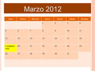 Marzo 2012
 