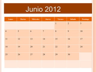 Junio 2012
 