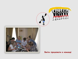 Вміти працювати в команді
 