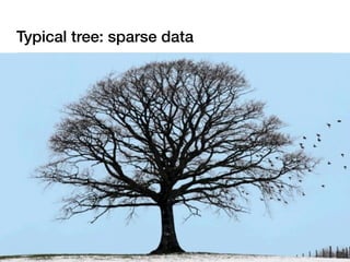 Typical tree: sparse data
23
 