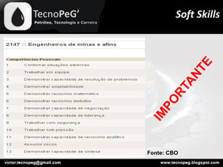 Fonte: CBO
Soft Skills
 