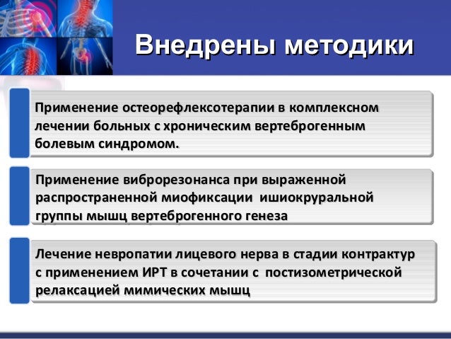 Международный протокол лечения остеохондроза