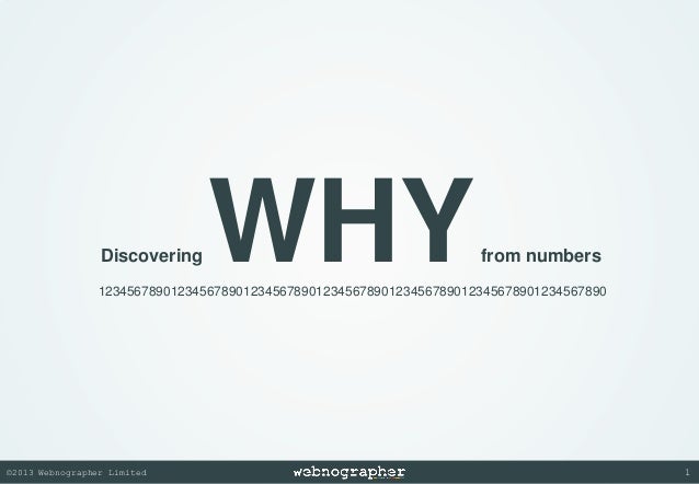 Discovering Why From Numbers