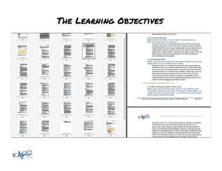 The Learning Objectives

 