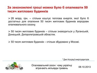 втрати тепла україна 2013