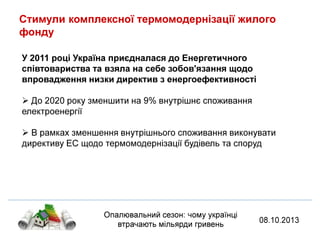 втрати тепла україна 2013