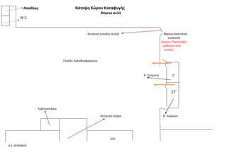 [20]
Δ.Σ. ΚΕΡΑΜΙΟΥ
Αποθήκη Κάτοψη Χώρου Καταφυγής
Βόρεια αυλή
W.C.
Κεντρική είσοδος αυλής Βόρειο-ανατολικό
οικόπεδο
(χώρος Παραλαβής
μαθητών από
γονείς)
Γήπεδο Καλαθοσφαίρισης
Α΄ λυόμενο Ε΄
ΣΤ΄
Λεβητοστάσιο
Κεντρικό κτήριο Β΄ λυόμενο
 
