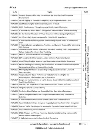 2013 14-java-project-titles-me-tech-pantech | PDF
