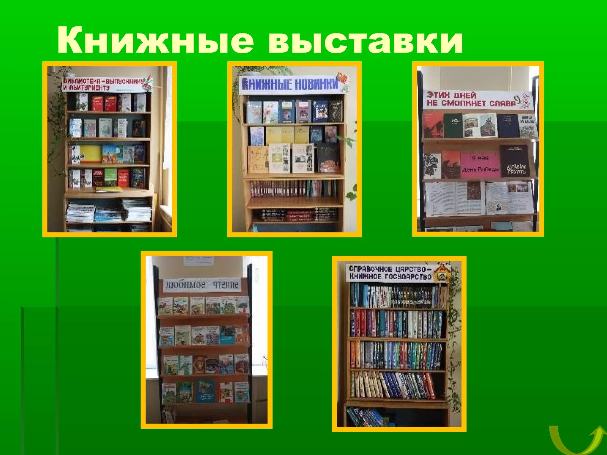 Книжные выставки

 