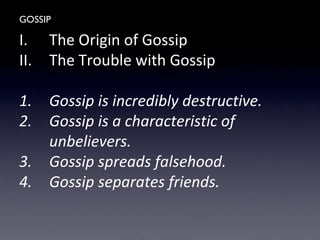 Gossip Story Example Gossip | PPT