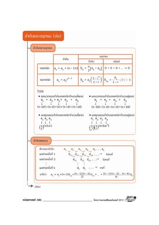 คณิตศาสตร (68) ____________________________________ โครงการแบรนดซัมเมอรแคมป 2013
 