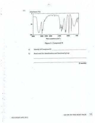 CAPE Chemistry Unit 2 Paper 2 2013
