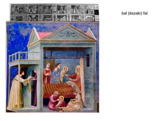 bal (északi) fal
 