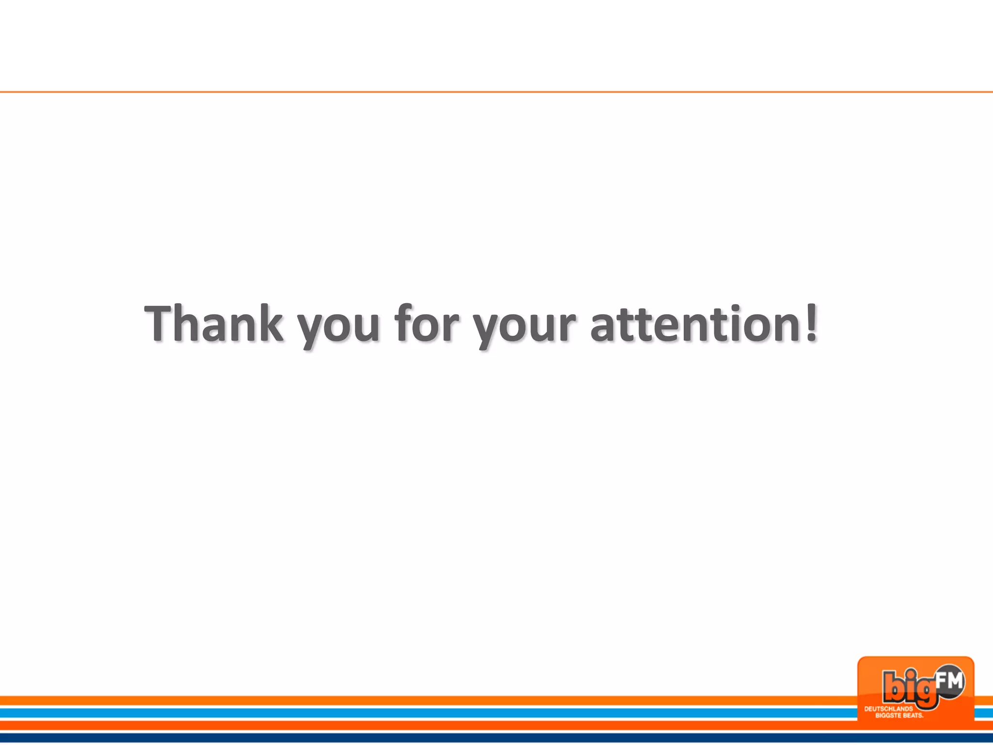 Thank you for your attention!
 