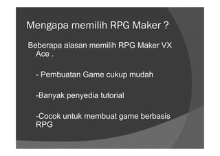 2013-19. Membuat Game menggunakan RPG Maker VX Ace | PDF