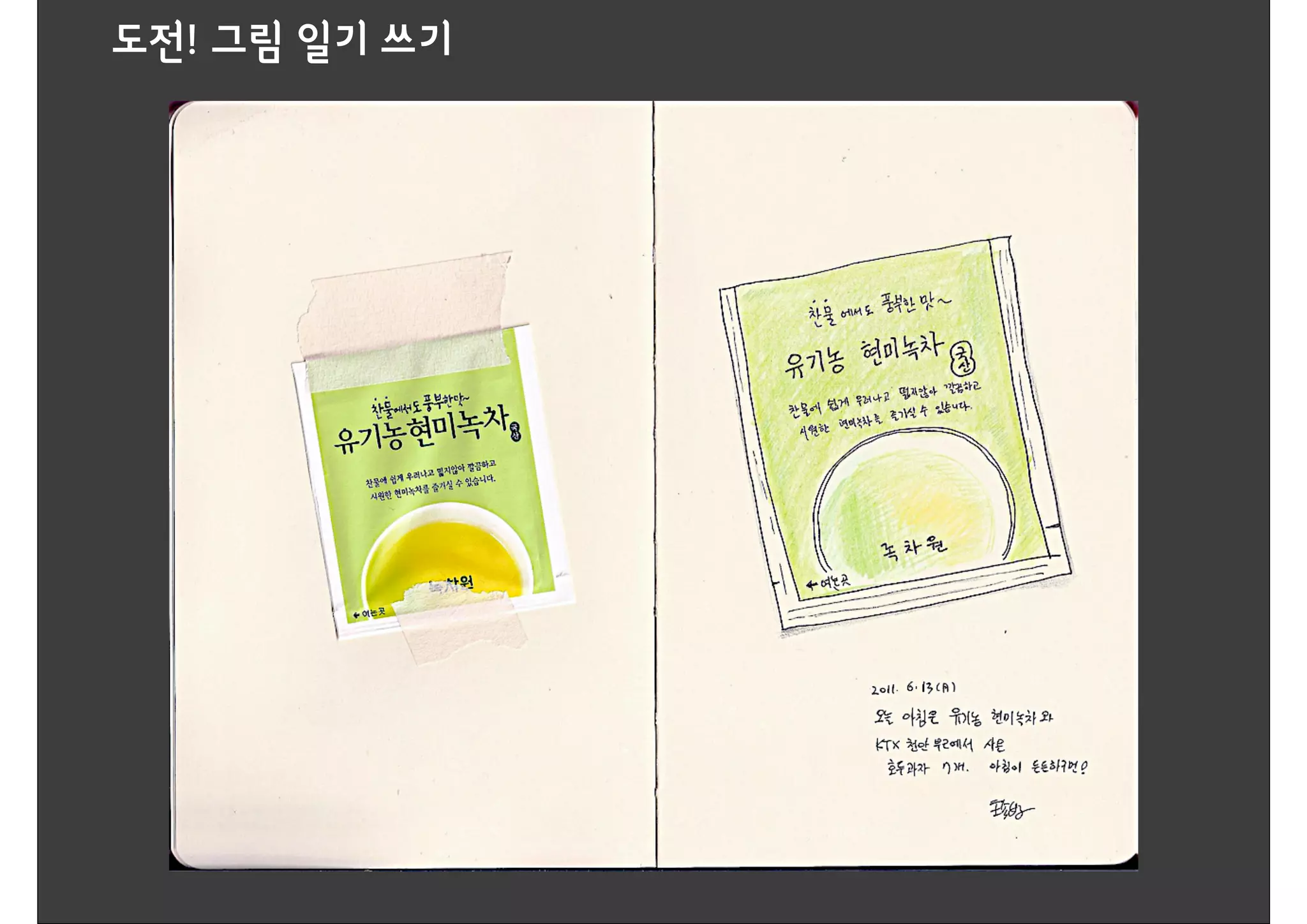 도전! 그림 일기 쓰기
 