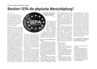 Produktion: Blockiert SEPA die physische Wertschöpfung?