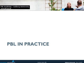 Keynote: Introduction to the Aalborg PBL model | PPT