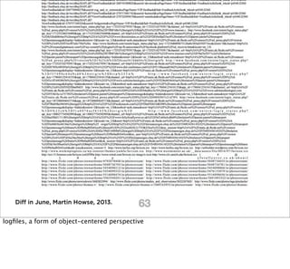 Diﬀ in June, Martin Howse, 2013.

logﬁles, a form of object-centered perspective

 