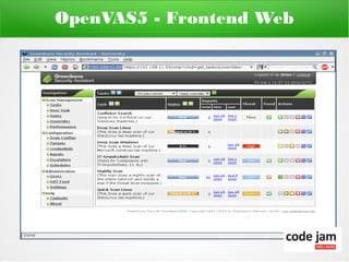OpenVAS5 - Frontend Web
 
