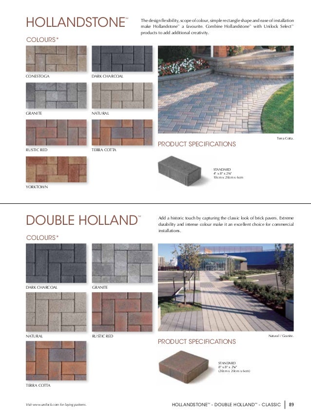 Stone Works CanadaUnilock Interlock Pavers Catalog