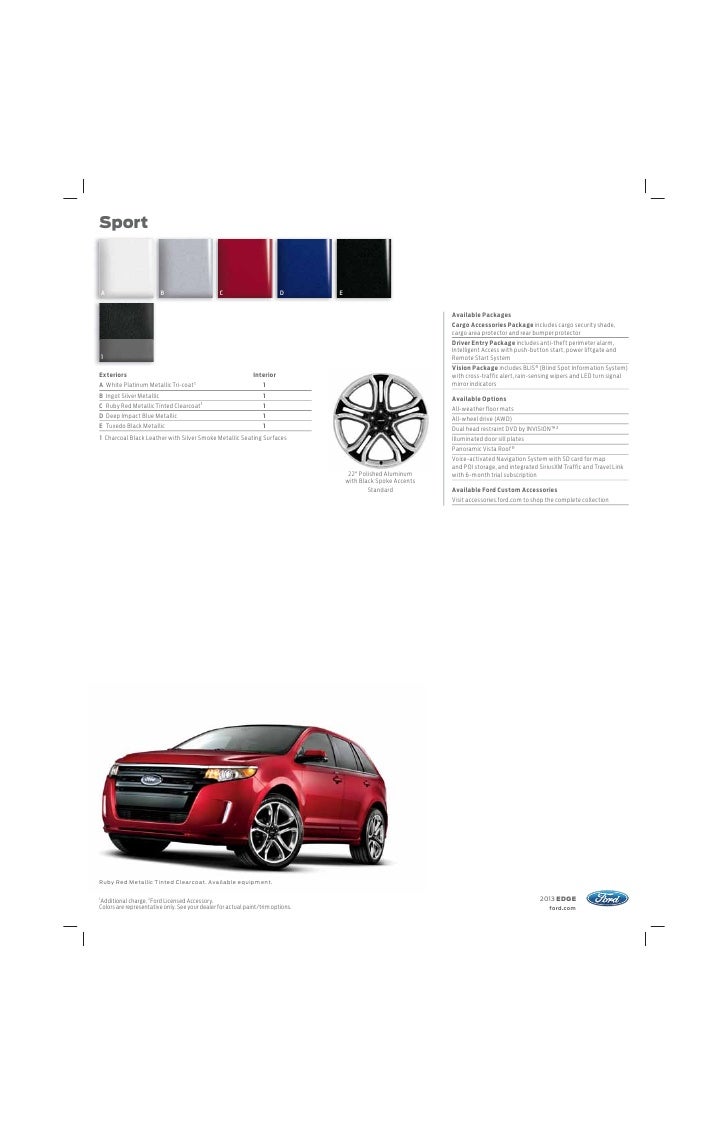 car and driver ford edge on 2013 Ford Edge