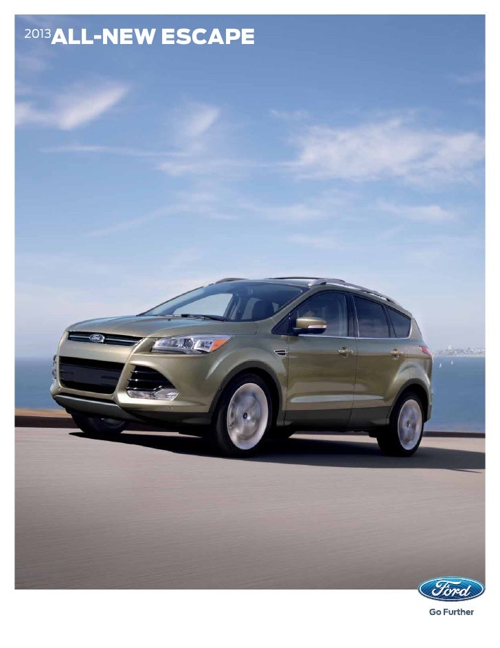 2013 Ford Escape Brochure