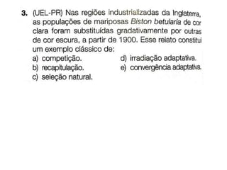 2013   exercicios nocoes de evolucao