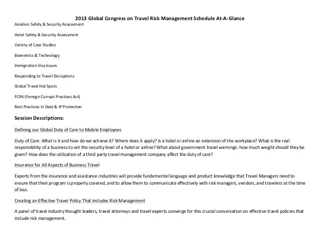 hospitalitylawyer com global congress on travel agenda at a glance travel agenda