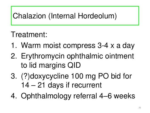 Erythromycin Ophthalmic Ointment For Stye