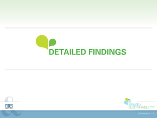 DETAILED FINDINGS




                    ©2013 Gibbs & Soell   9
 