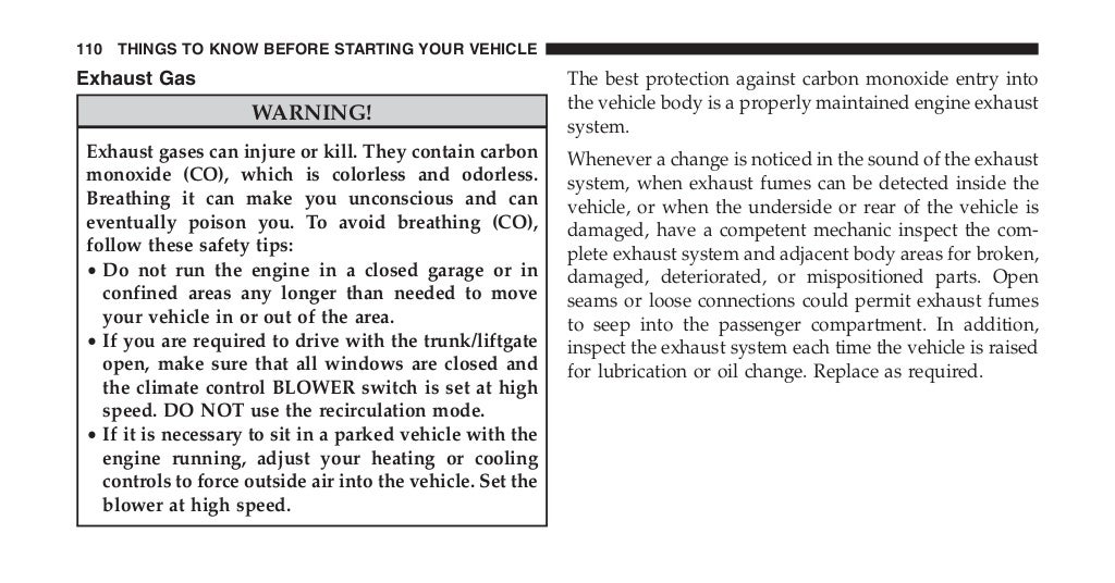 2013 Jeep Grand Cherokee Owners Manual (courtesy of The Jeep Store)
