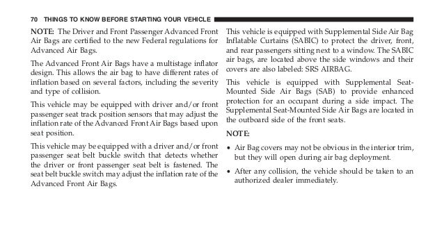 2013 Jeep Grand Cherokee Owners Manual (courtesy of The Jeep Store)