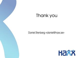 Thank you
Daniel Stenberg <daniel@haxx.se>
 