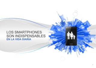 LOS SMARTPHONES
SON INDISPENSABLES
EN LA VIDA DIARIA

Información confidencial y propiedad de Google

5

 