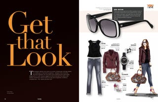 top
koton
Available at Koton,
Dubai Mall
AED: 179/-
Get
 that
Look
Feature Stylist:
Hina Navin Bhatia
T
hat eyewear defines one’s look is no secret. A flashy pair of blingy shades,
or a sublte pair of oversized sunglasses - whatever one’s choice be;
the kind of eyewear one carry does wind up defining one’s personality.
Keeping this in mind, may we suggest an entire ensemble of an attire, with
clothes, accessories, and of course, our very own sunglasses, to define a
complete look... Chic, stylish and uber cool!
Available at all leading opticians.
To locate your nearest dealer call
+971 50 4567791
leather jacket
aeropostale
Available at Aeropostale,
Dubai Mall
AED: 250/-
bag
ted baker
Available at Ted Baker,
Dubai Mall
AED: 1,850/-
BOSS - BO 0138S
These glamorous geometrical Boss peepers have an
oversized acetate frame with gradient lenses, giving
it a modern and uber-cool style that can refine any
look. Available in Black/White, Havana, Burgundy/
Dark Orange and Blue Turquoise
AED: 749/-
jeans
motivi
Available at
Motivi, Dubai Mall
AED: 345/-
sandals
dune
Available at
Dune, Dubai Mall
AED: 599/-
watch
Karen
Millen
Available at Hour
Choice, Dubai Mall
AED: 640/-
ring
MarMar
Available at Sauce,
Dubai Mall
AED: 2.520/-
You&Eye46 47You&Eye
 