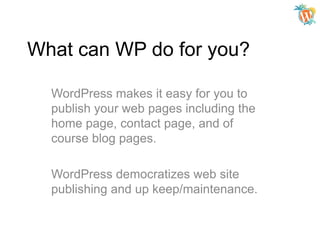 SoCal WordPress Meetup - iWeb to WordPress aka WP99