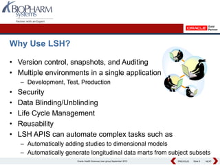 2013 OHSUG - Clinical Data Warehouse Implementation | PDF