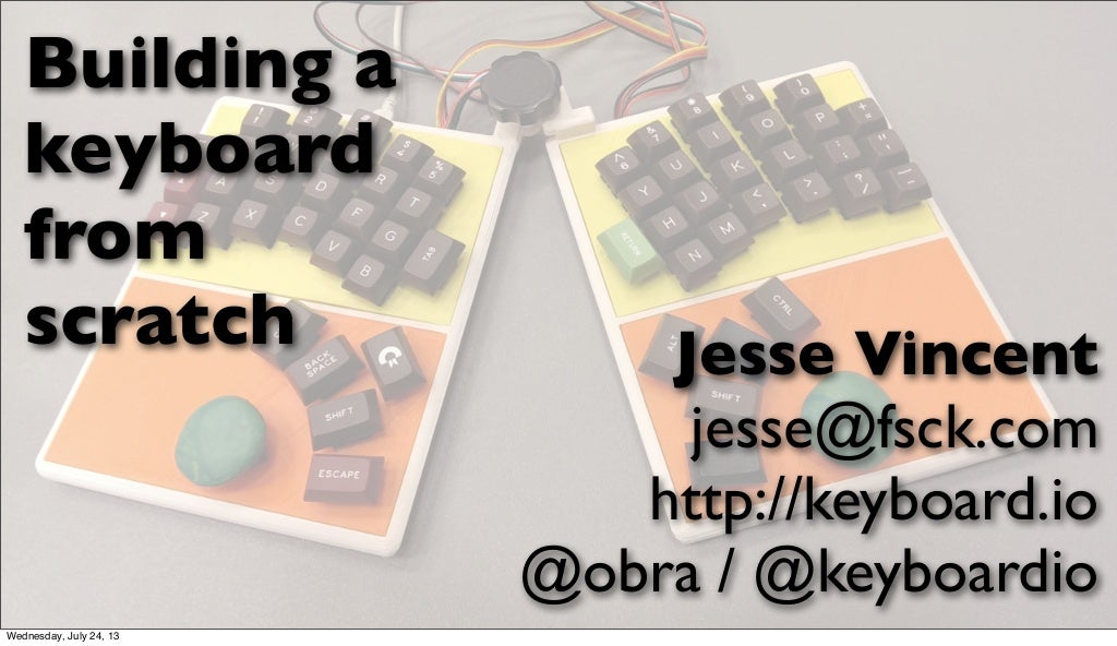 Building a keyboard from scratch