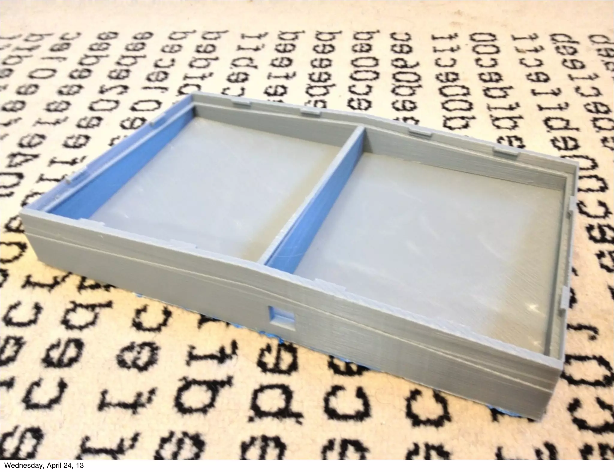 Wednesday, April 24, 13
 