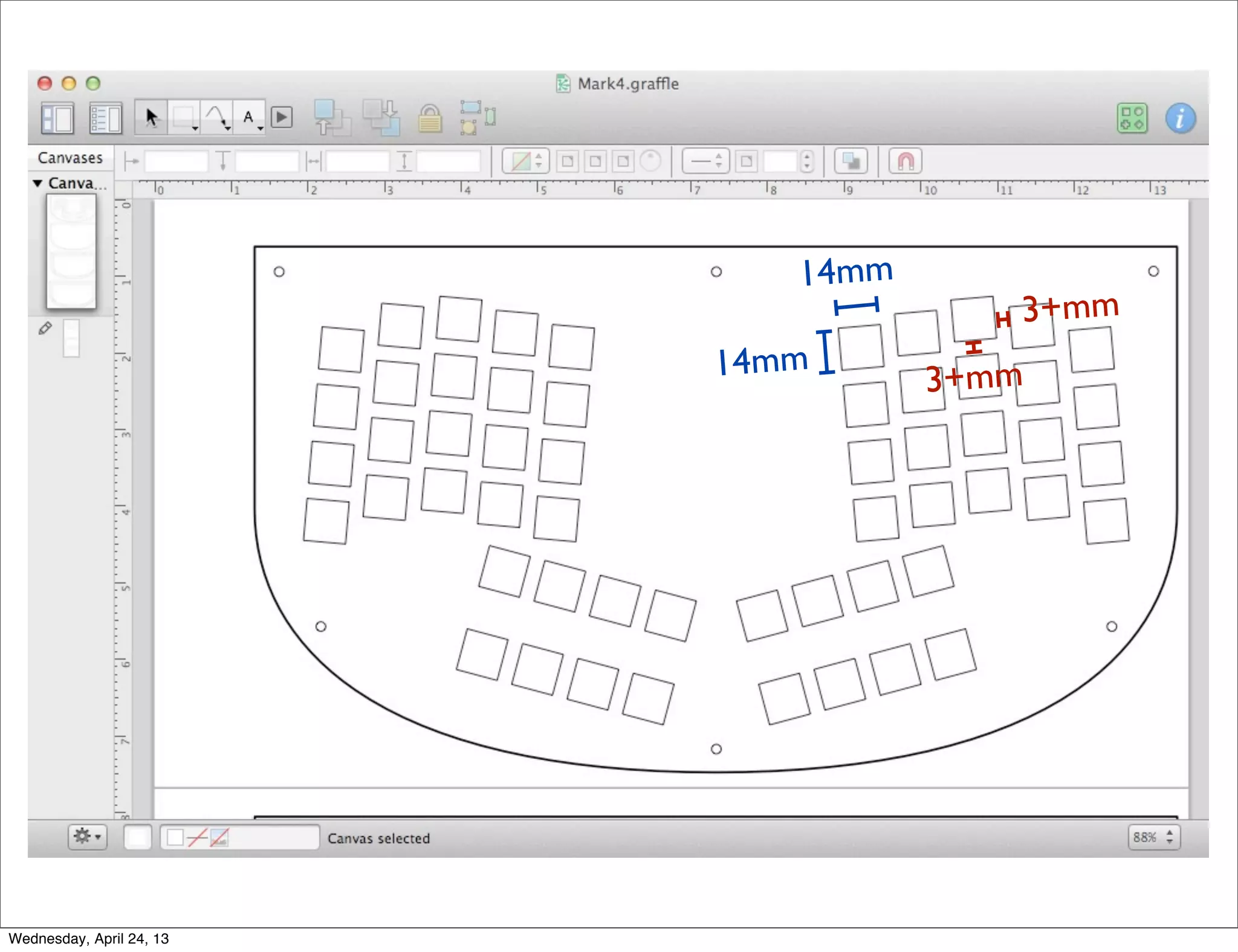 14mm
14mm
3+mm
3+mm
Wednesday, April 24, 13
 