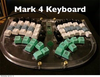 Mark 4 Keyboard
Wednesday, April 24, 13
 